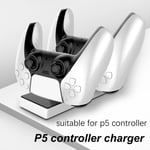 Accessoires De Machine Électronique, Contrôleur Sans Fil, Double Socle De Chargement Pour Station D'alimentation Sony Ps5 Avec Lumière Led