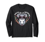 Koalas Are My Valentine Cute Koala Bear Valentines Day Long Sleeve T-Shirt