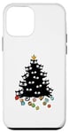 Coque pour iPhone 12 mini Arbre à chat pour chats de Noël