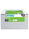 DYMO D1-originaletiketter | Svart skrift på vit bakgrund | 19 mm × 7 m | 10 st.