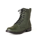 Amazon Essentials Bottes Militaires à Lacets Femme, Vert, 38 EU