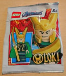 POLYBAG LEGO MARVEL AVENGERS FIGURINE MINIFIGURE FOIL 242211 LOKI L O K I