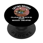 Pose de briques ruinant les dos pour 6000 ans pour les couches de briques PopSockets PopGrip Adhésif