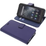 foto-kontor Cover compatible with Ulefone Armor X5 / Armor X5 Pro book-style blue case
