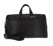 Piquadro Modus Soft Leather Holdall, Black, Contemporary