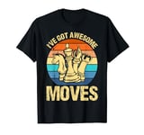 I've Got Awesome Moves Retro Chess Lovers Kids Boys Players T-Shirt