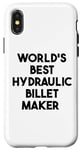 Coque pour iPhone X/XS Meilleure machine à billettes hydraulique au monde