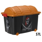 Toy Box Storage Pirate Chest Large Kids Childrens Organiser Container Wheeled