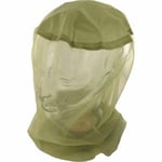 Highlander Mosquito Head Net Midge Micro Head Net Single Olive MID001