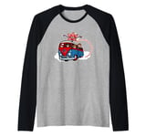 Stranger Things Code Red Road Trip Demogorgon Art Raglan Baseball Tee