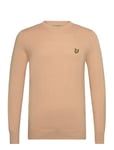 Lyle & Scott Cotton Merino Crew Jumper Kräm