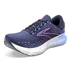 BROOKS Women's Glycerin 20 Sneaker, Pecoat/Blue/Pink, 6 UK