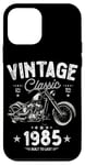 Coque pour iPhone 12 mini Moto Chopper vintage 1985 40e anniversaire classique rétro