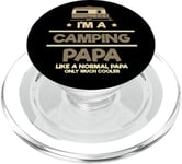 Camping-car glacière Nature Lover Camping Papa Like Normal Papa PopSockets PopGrip pour MagSafe