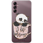 Babaco ERT Group Coque de téléphone Portable pour Samsung A14 4G/5G Original et sous Licence Officielle Motif Panda 005 Parfaitement adapté à la Forme du téléphone Portable, partiel imprimé