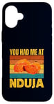 iPhone 16 Plus You Had Me At Nduja Sausage Funny Retro Italian Food Lover Case