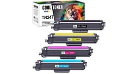 Cool toner compatible tn-243cmyk tn247 tn-247 tn243 cartouches de toner pour brother mfc-l3750cdw dcp-l3550cdw mfc-l3770cdw hl-l3210cw hl-l3270cdw