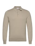 Knitted Polo Shirt Beige Filippa K