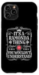 Coque pour iPhone 11 Pro Le nom de Ramonda est une histoire de Ramonda que vous ne comprendriez pas