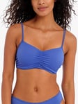 Freya Jewel Cove Plain Bralette Bikini Top, Azure