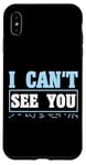 Coque pour iPhone XS Max I Can't See You Braille Alphabet Braille Langue Braille