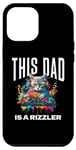 Coque pour iPhone 12 Pro Max This Dad Has Rizz Cool DJ Cat Rizzler Dad Father's Day 2024