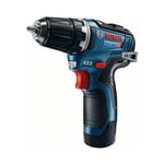 Bosch - Perceuse-visseuse 12V gsr 12V-35 professional + 2 batteries 3Ah + chargeur + coffret l-boxx 06019H8002