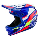 Troy Lee Designs D4 Composite MTB Helmet White/Blue