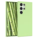 For Samsung Galaxy S24 Ultra Phone Cover Silicone Case Protection Green