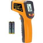 KETOTEK Laser Thermometer Gun Infrared Thermometer Digital Non Contact Food Thermometers -50℃ - 600℃ (-58-1112℉) IR Thermometer Professional Grade Temperature Tester Recorder (not for human)