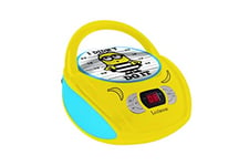 Lexibook Universal Despicable Me 3 Minions Radio CD player, Heapdhones jack, AUX-IN jack, AC or battery-operated, Yellow/Blue, RCD108DES