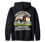 I Like Hanoverian Horse Design Zip Hoodie