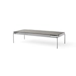 &Tradition Sett LN12 soffbord  cast glass-dark chrome