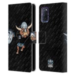 OFFICIAL GLASGOW WARRIORS GRAPHICS LEATHER BOOK WALLET CASE FOR OPPO PHONES