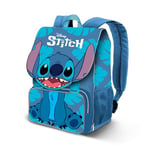 Disney Lilo et Stitch Sit-Petit Sac à Dos Extensible EXP, Bleu, 26 x 34 cm, Capacité 15 L