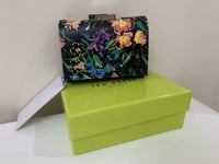 Ted Baker Marjeli Flirty Floral Tri-Fold Fashion Leather Purse with Coin Pouch