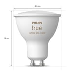 Philips Hue White&Color Ambiance GU10 5,7W 3 kpl