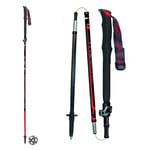 Masters  Trecime Tour Trekking Pole, Alu-Black-Red, 130-135