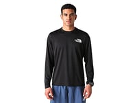 THE NORTH FACE NF0A2UADJK3 M Reaxion AMP L/S Crew - EU T-Shirt Homme Black Taille M