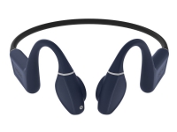 Creative Outlier Free Pro+ - Hörlurar med mikrofon - öppet öra - montering bakom nacken - Bluetooth - trådlös - midnattsblå, mattsvart