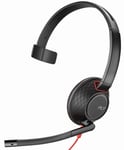 Poly Blackwire 5210, C5210 USB-A - Monoheadset med sladd och USB-A (endast headset)