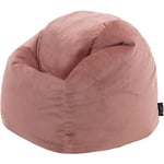 icon Pouf Fauteuil pour Enfants en Velours Aurora, Poufs pour Enfants, Aube Rose