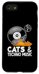 Coque pour iPhone SE (2020) / 7 / 8 Techno Lover Chats Et Techno Musique