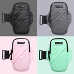 Black Blue Green Sports Armband Phone Case PU With Headset Hole  Universal