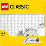 LEGO 11026 Classic White Baseplate Building Base, Construction Toy Square 32x32