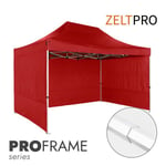 Pop-up teltta 3x2 Zeltpro PROFRAME, punainen