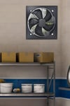 Ventilation Wall-Mounted Exhaust Axial Fan 10-inch