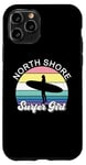 Coque pour iPhone 11 Pro Surfer Girl North Shore Hawaii Hawaii Surf Beach