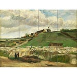 Artery8 Vincent Van Gogh The Hill Of Montmartre With Stone Quarry XL Giant Panel Poster (8 Sections)