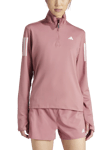 adidas Own The Run Half-Zip Long Sleeve Running Top, Preloved Crimson